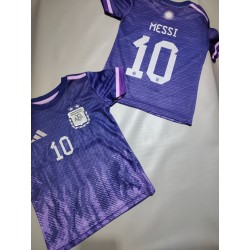 Argentina Home 2021 Messi Copa America Champion and Qualifiers Patch