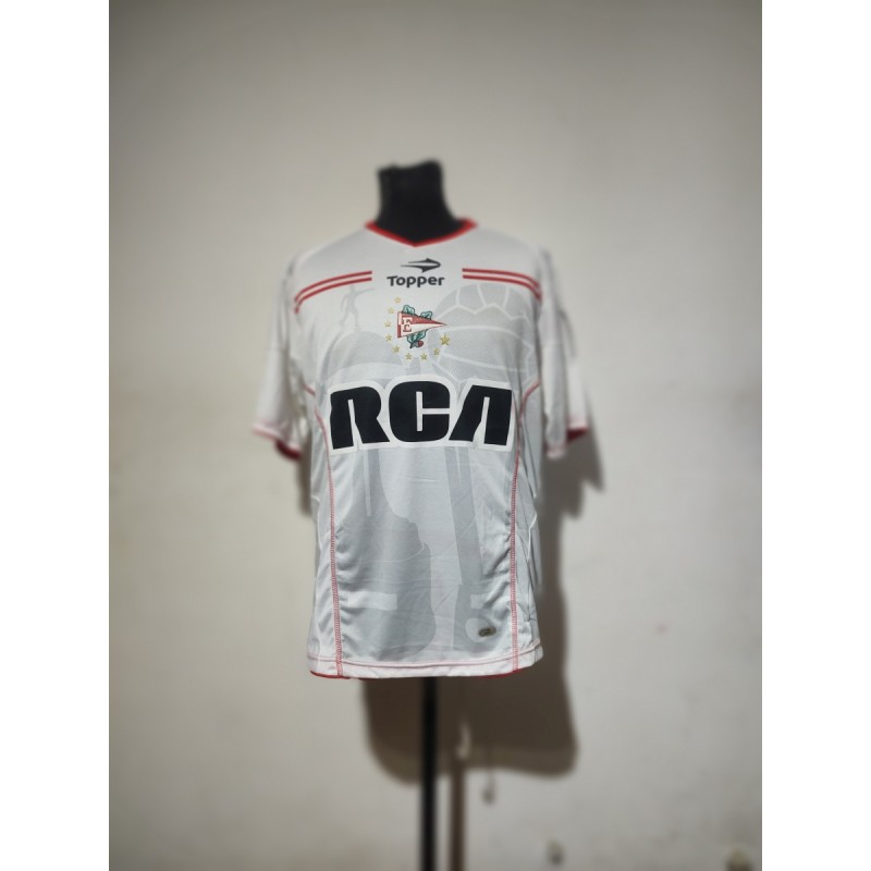 TOPPER Estudiantes ユニフォーム Estudiantes Home football shirt 2006 - 2007. Sponsored by Bieckert