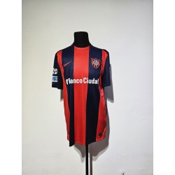 San Lorenzo Titular 2016 Nicolás Blandi parche Sudamericana